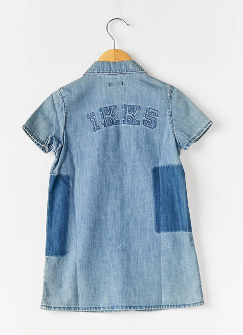 Robe mi-longue bleu IKKS pour fille