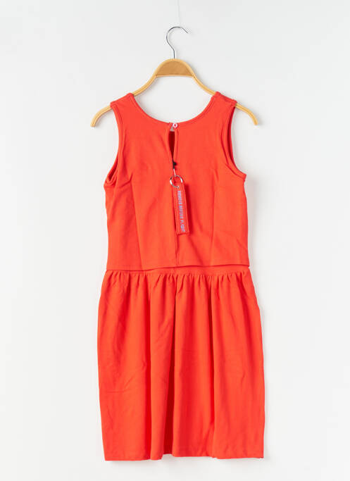 Robe mi-longue orange 4508005 pour fille