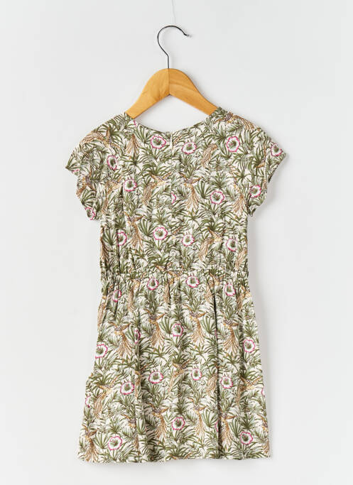 Robe mi-longue vert IKKS pour fille