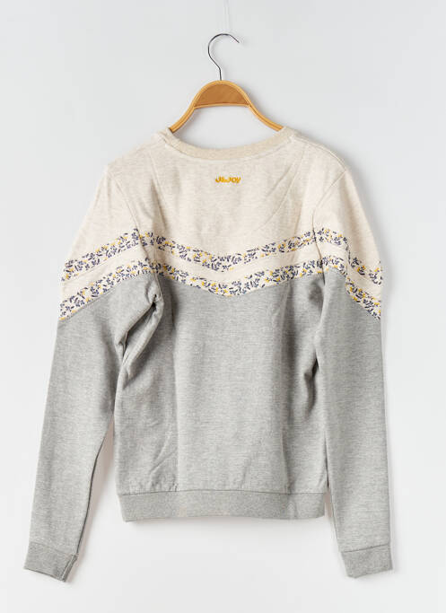 Sweat-shirt gris J&JOY pour fille