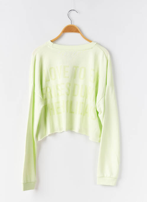 Sweat-shirt vert LE TEMPS DES CERISES pour fille