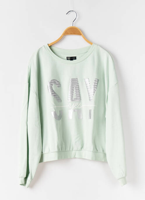 Sweat-shirt vert WAY (WAY ARE YOU) BY IKKS pour fille