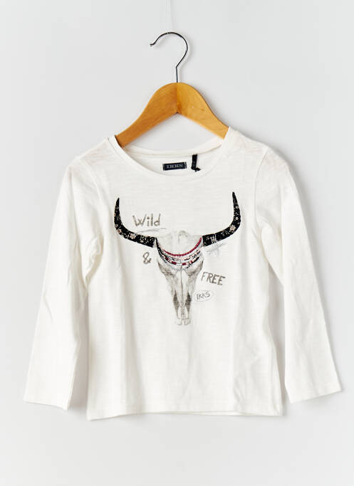 T-shirt beige IKKS pour fille