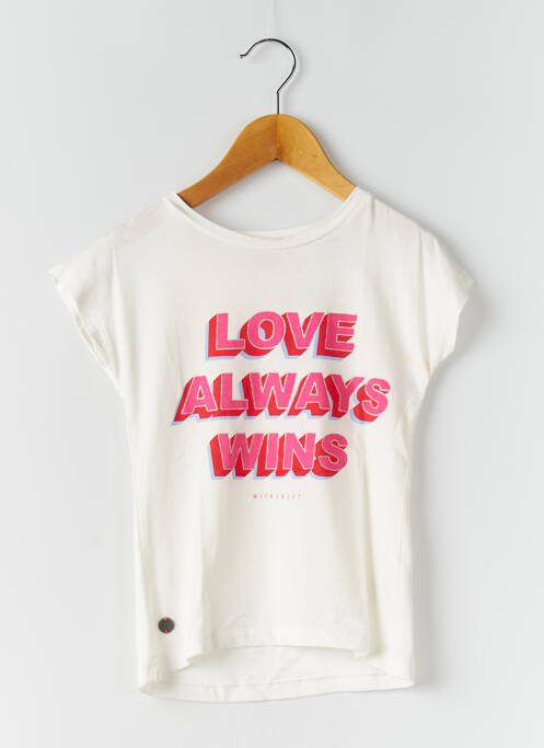 T-shirt beige J&JOY pour fille