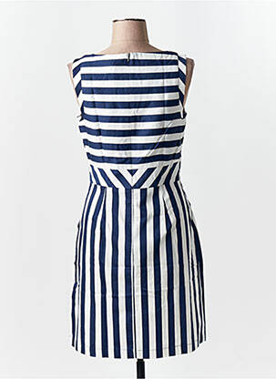 Robe mi-longue sans manche sans manche bleu STREET ONE femme