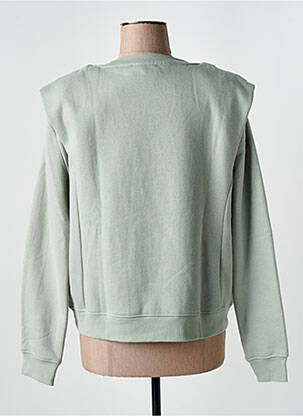 Sweat-shirt manches courtes et longues superposées manches longues vert LE TEMPS DES CERISES fille
