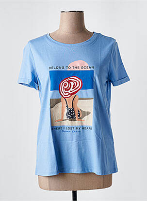 T-shirt sérigraphie manches courtes bleu STREET ONE femme