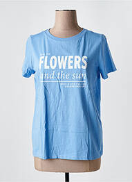 T-shirt sérigraphie manches courtes bleu STREET ONE femme