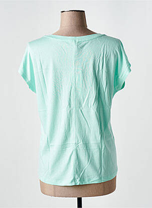 T-shirt sérigraphie manches courtes vert STREET ONE femme