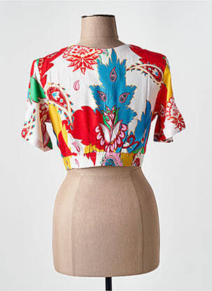 Top manches courtes manches courtes rouge LES TROPEZIENNES PAR M.BELARBI femme