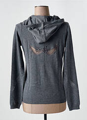 Gilet manches longues gris BREIZH ANGEL pour femme seconde vue