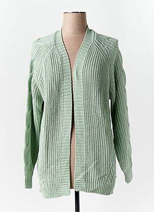 Gilet manches longues vert GARCIA pour femme