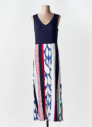 Robe longue bleu STREET ONE pour femme