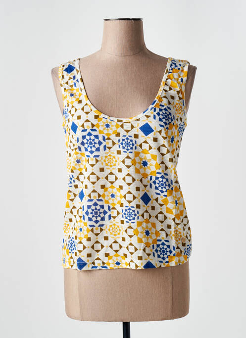 Débardeur jaune LES TROPEZIENNES PAR M.BELARBI pour femme