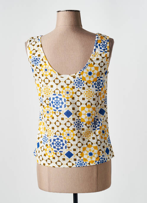 Débardeur jaune LES TROPEZIENNES PAR M.BELARBI pour femme