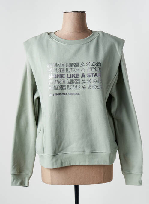 Sweat-shirt vert LE TEMPS DES CERISES pour fille