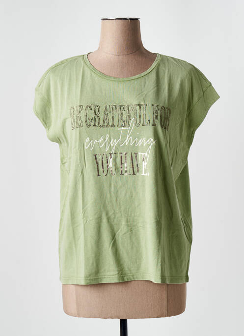 T-shirt vert STREET ONE pour femme