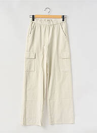 Pantalon cargo coupe droite taille ajustable gris GARCIA fille