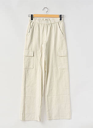 Pantalon cargo coupe droite taille ajustable gris GARCIA fille