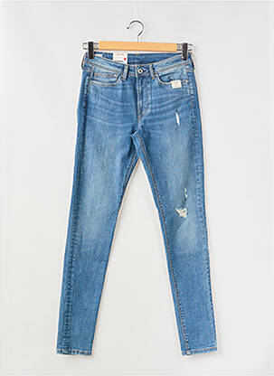 Jeans skinny stretch taille ajustable bleu PEPE JEANS fille