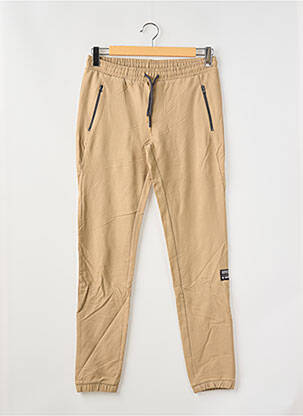 Jogging stretch taille élastique beige GARCIA garçon