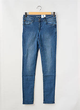Jeans skinny stretch taille ajustable bleu GARCIA garçon