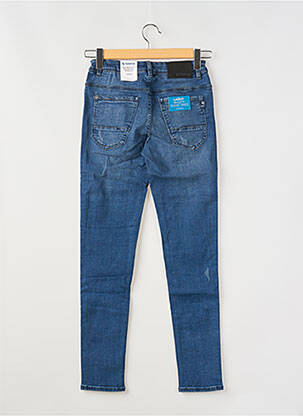 Jeans skinny effet usé délavé taille ajustable bleu GARCIA garçon