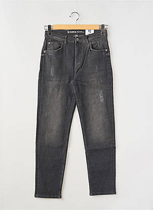 Jeans coupe droite stretch taille ajustable noir GARCIA garçon