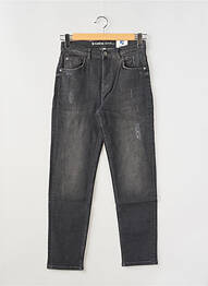 Jeans coupe droite stretch taille ajustable noir GARCIA garcon
