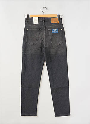 Jeans coupe droite stretch taille ajustable noir GARCIA garçon