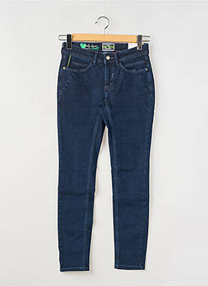 Jeans coupe slim tissage brut taille normale bleu STREET ONE femme