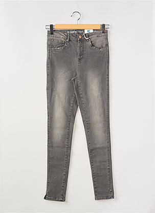 Jeans skinny stretch taille ajustable noir GARCIA fille