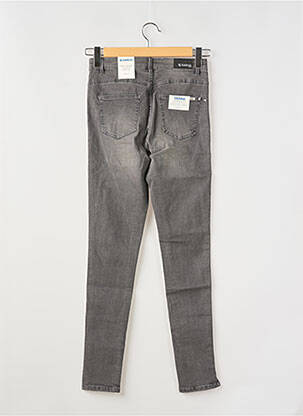 Jeans skinny stretch taille ajustable noir GARCIA fille