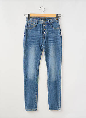 Jeans coupe slim stretch bleu GUESS fille