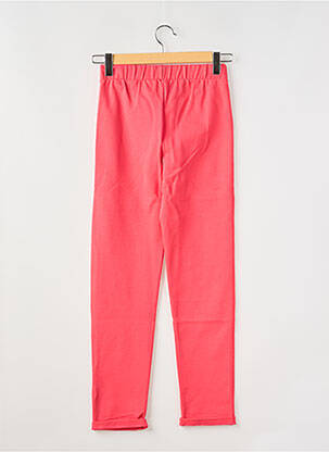 Jegging tissage jersey taille élastique rose GEISHA fille