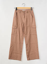 Pantalon cargo coupe droite marron GARCIA fille