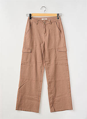 Pantalon cargo coupe droite marron GARCIA fille