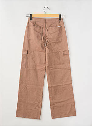 Pantalon cargo coupe droite marron GARCIA fille