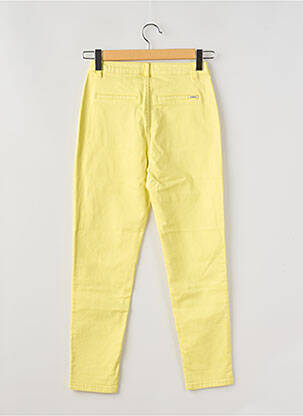 Jeans coupe slim taille normale taille ajustable jaune GARCIA fille