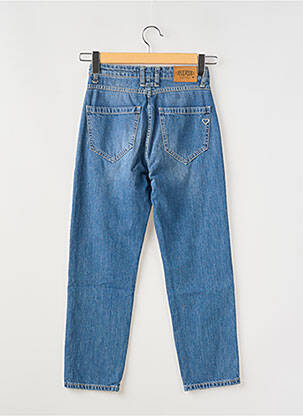 Jeans coupe slim stretch taille haute bleu PLEASE femme