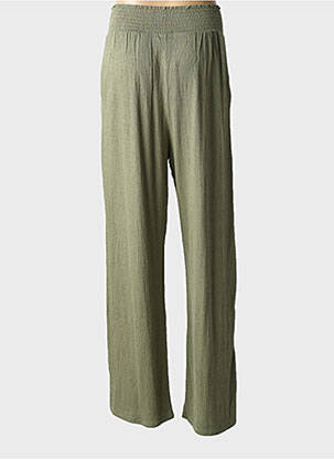 Pantalon droit taille élastique taille élastique vert WAY (WAY ARE YOU) BY IKKS fille