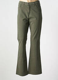 Jean coupe flare stretch taille normale vert LCDN femme