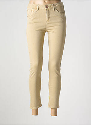 Jeans skinny taille normale taille normale beige GARCIA femme