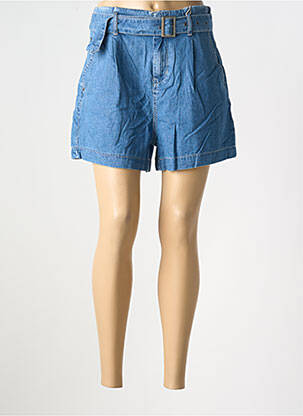 Short tissage denim taille normale bleu GARCIA femme
