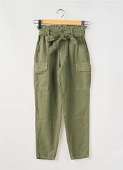 Pantalon cargo vert LE TEMPS DES CERISES pour fille seconde vue