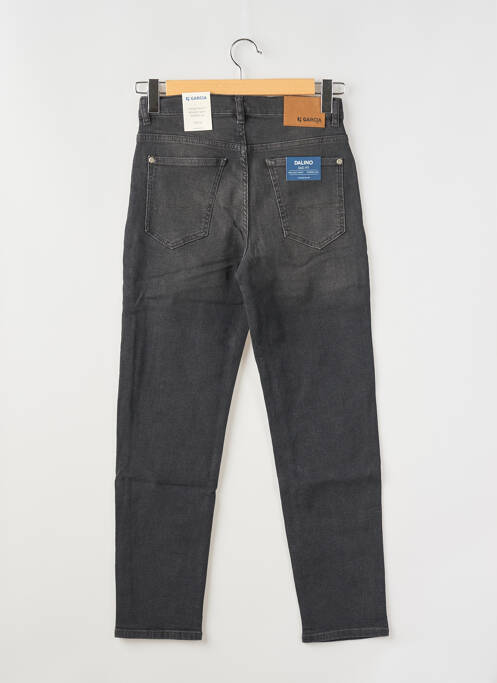 Jeans coupe droite stretch taille ajustable noir GARCIA garcon