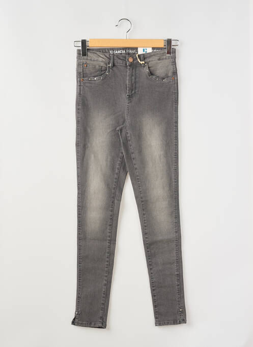 Jeans skinny taille basse taille ajustable noir GARCIA fille