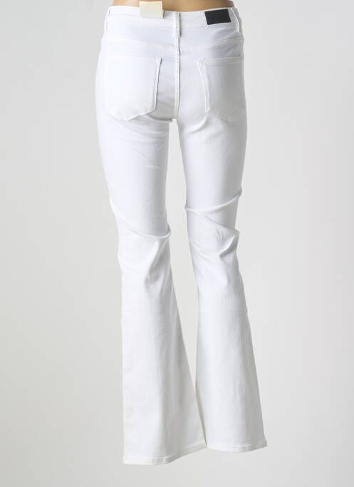 Jean coupe flare stretch taille normale blanc GARCIA femme