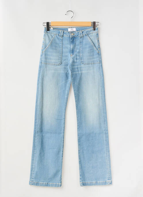 Jean coupe flare bleu LE TEMPS DES CERISES pour fille