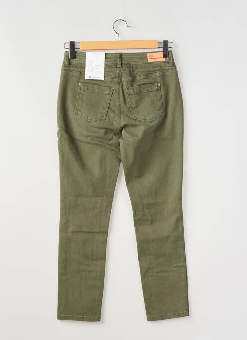 Jeans coupe slim vert STREET ONE pour femme